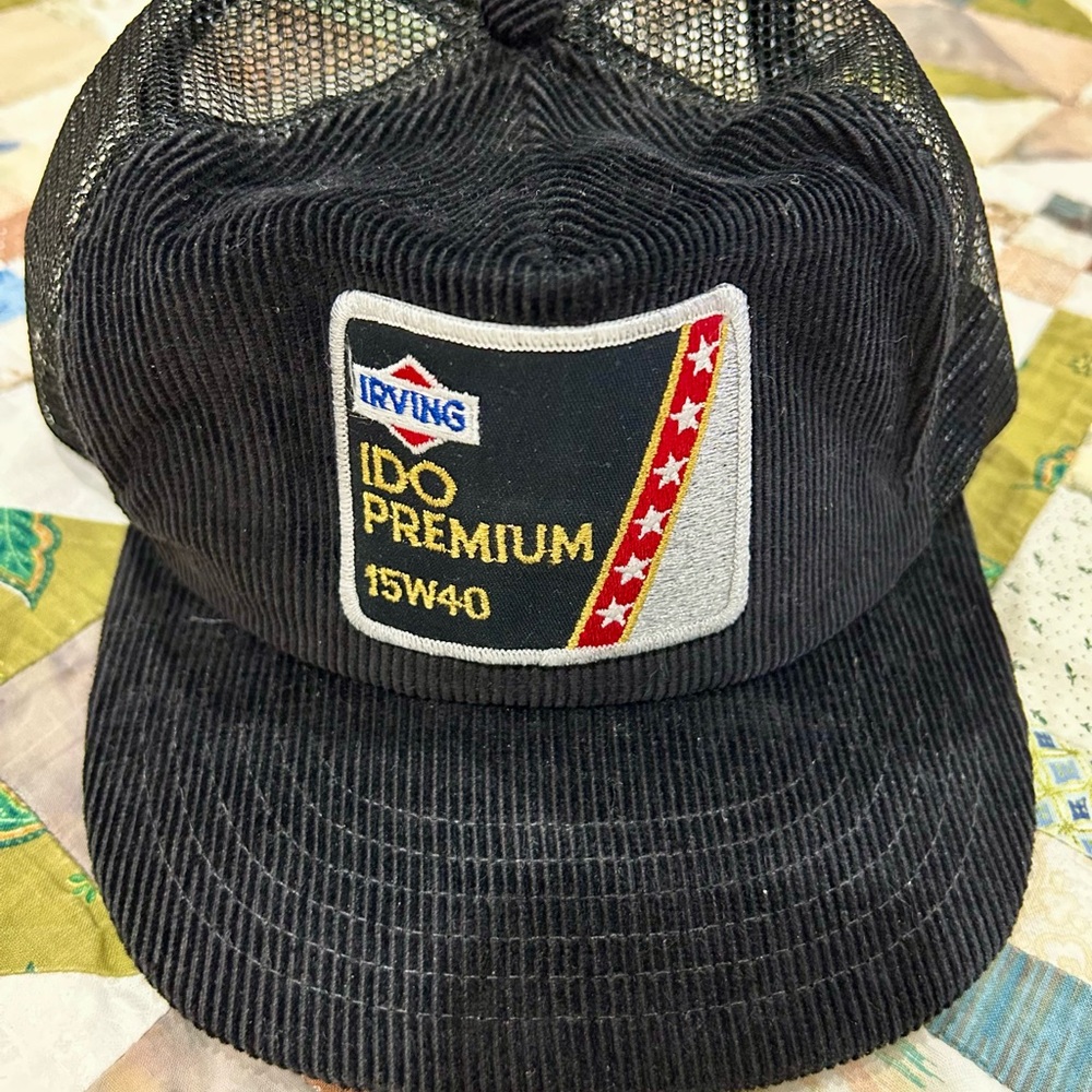 Irving IDO Premium Black Trucker Hat